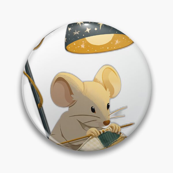 Item preview, Cozy Sewing Mouse designed and sold by pumsquare.