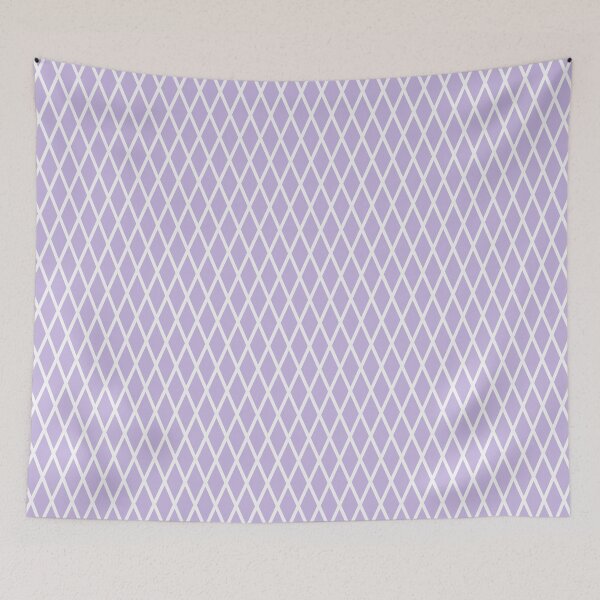 Item preview, Lavender And White Lattice Pattern designed and sold by pattern-archive.