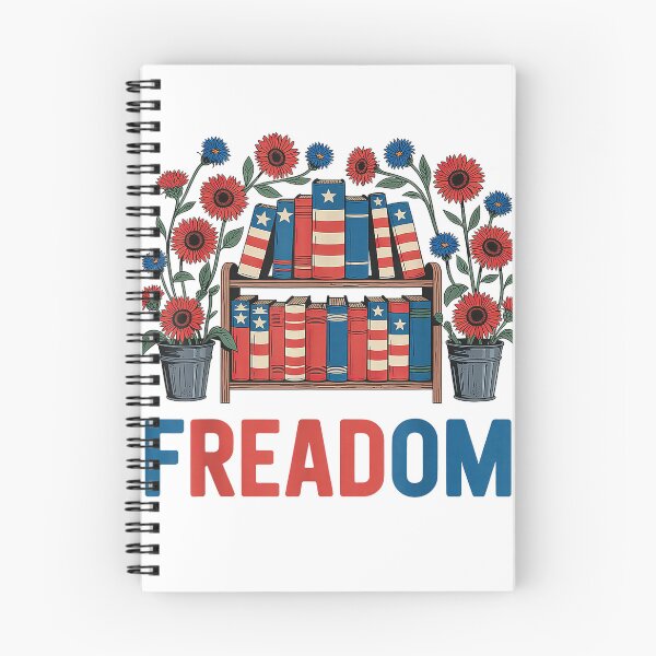 Item preview, Reading Freadom Freedom Book Lover 4th Of July Men Women T-Shirt designed and sold by KTY-NUSS.