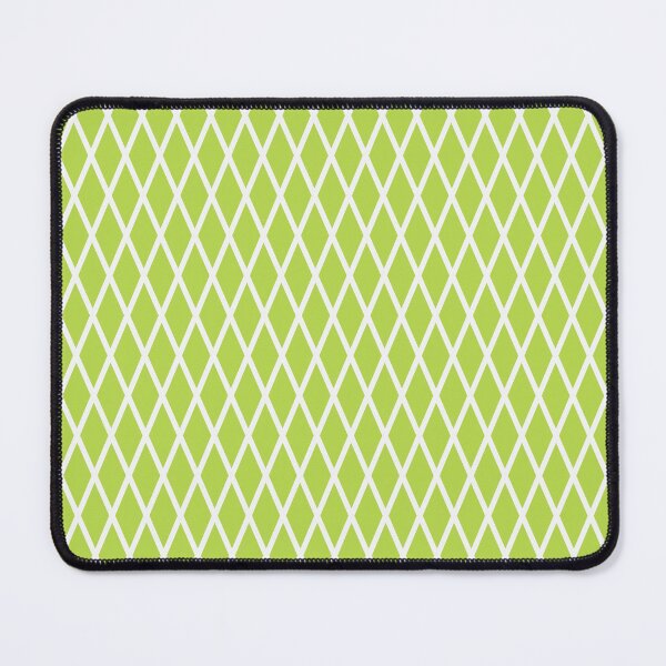 Item preview, Lime And White Lattice Pattern designed and sold by pattern-archive.