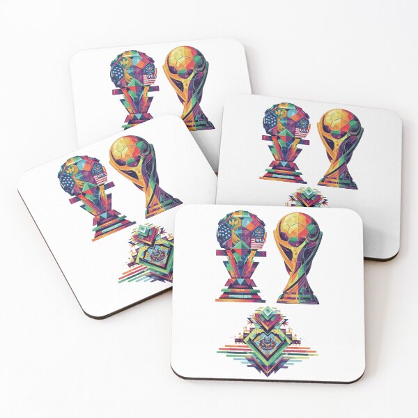 Item preview, Mundial 26 Geometric Trophy Fan Design   designed and sold by QutteshopLM .
