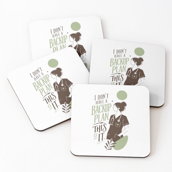 Item preview, I Don't Have a Backup Plan This Is It — RNGift | RN Humor Gift Green Version designed and sold by KiwyStudio.