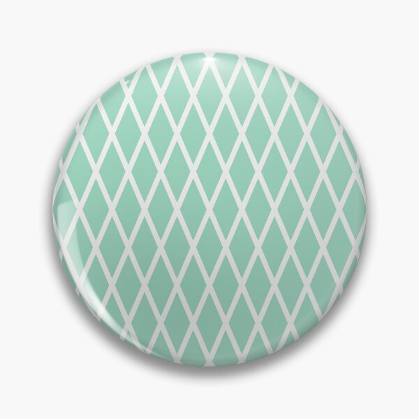 Item preview, Mint And White Lattice Pattern designed and sold by pattern-archive.