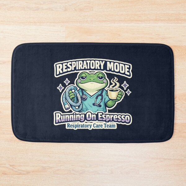 Item preview, Funny Frog Respiratory Therapist Retro Shirt – Respiratory Mode Coffee Lover RT Mascot Gift designed and sold by ClinicalHubs.
