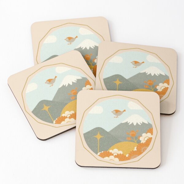 Item preview, Bird Over the Hills designed and sold by mellow-koko.