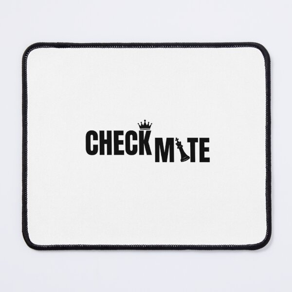 Item preview, Chess Checkmate Victory Crown Typographic Design designed and sold by GiggleInkTees.