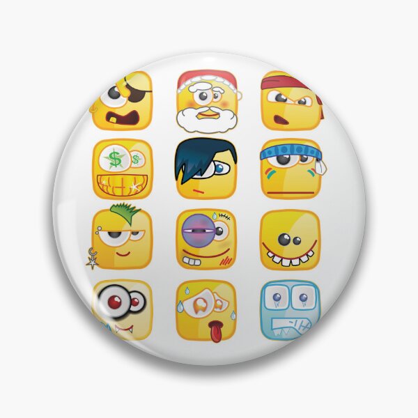 Item preview, Funny Square Emoji Sticker Sheet Urban Cartoon Mascot Pack designed and sold by DesignArtist.ia.