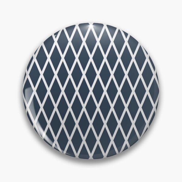 Item preview, Navy And White Lattice Pattern designed and sold by pattern-archive.