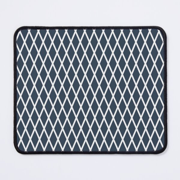 Item preview, Navy And White Lattice Pattern designed and sold by pattern-archive.