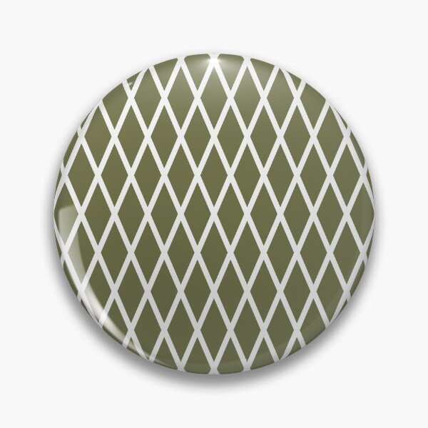Item preview, Olive And White Lattice Pattern designed and sold by pattern-archive.
