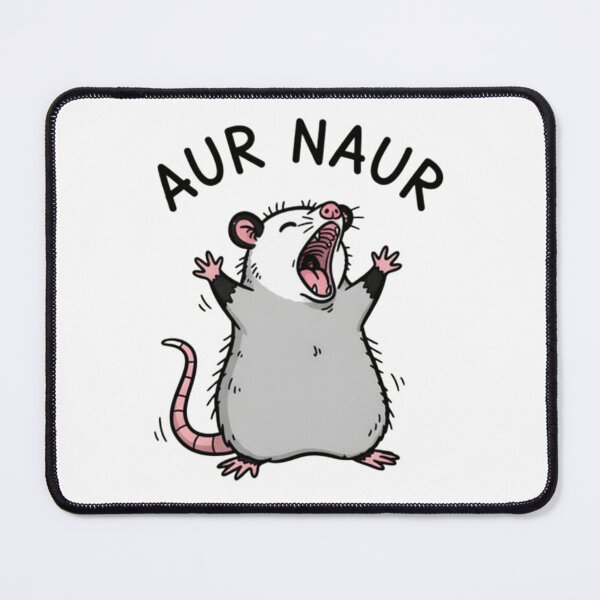 Item preview, Aur Naur Funny Screaming Opossum Meme designed and sold by JossDesign15.