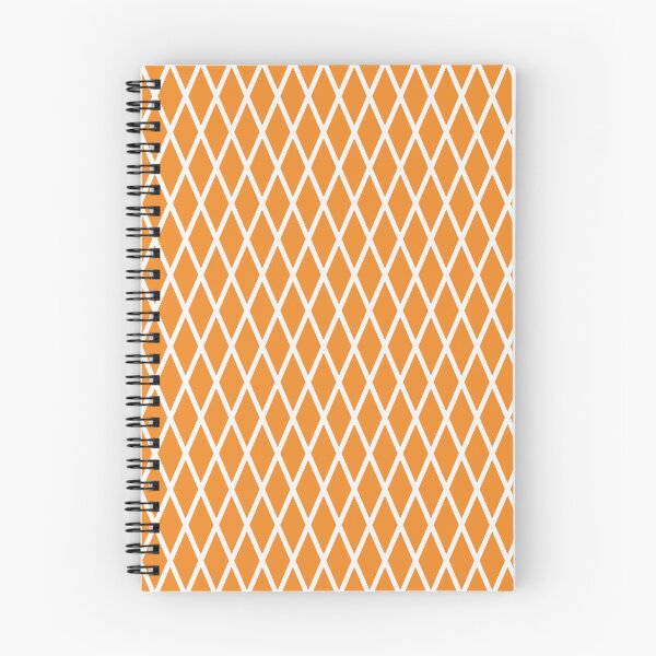 Item preview, Orange And White Lattice Pattern designed and sold by pattern-archive.