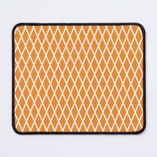 Item preview, Orange And White Lattice Pattern designed and sold by pattern-archive.