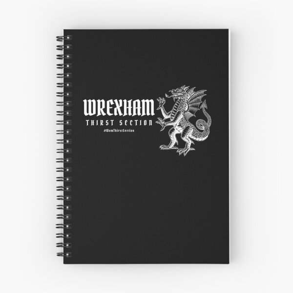 Item preview, Wrexham Thirst Section Illustration (Black) designed and sold by MinesSticker.