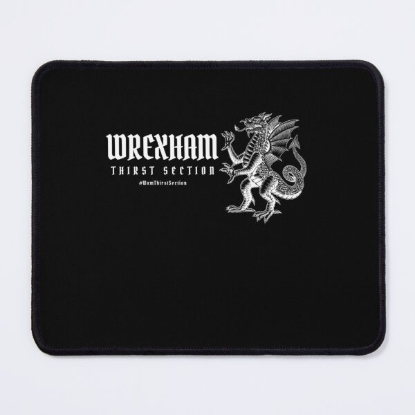 Item preview, Wrexham Thirst Section Illustration (Black) designed and sold by MinesSticker.