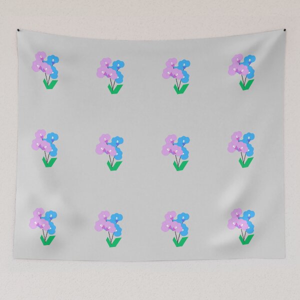 Item preview, Bauhaus Orchid Flowers Abstract Geometric Floral Art designed and sold by Mandarynkashop.