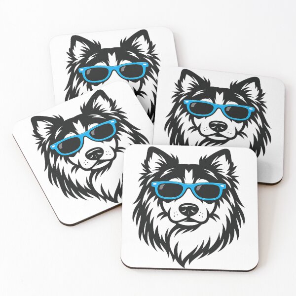 Item preview, Cool Collie with Blue Sunglasses Art - Cute Dog Illustration designed and sold by myforestfog.