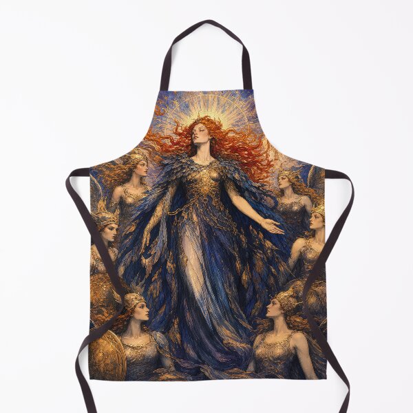 Item preview, The Golden Host of Freya | Norse Mythology Art designed and sold by Stoneflower-Art.
