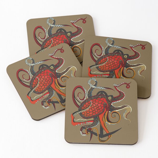 Item preview, octopus ink umber designed and sold by scrummy.