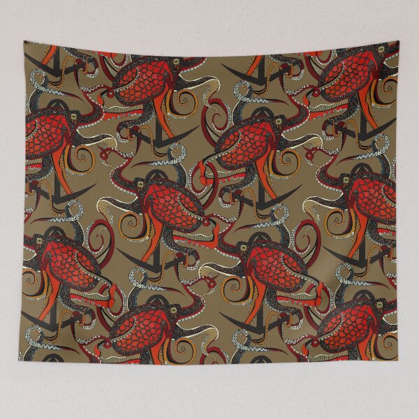 Item preview, octopus ink umber designed and sold by scrummy.