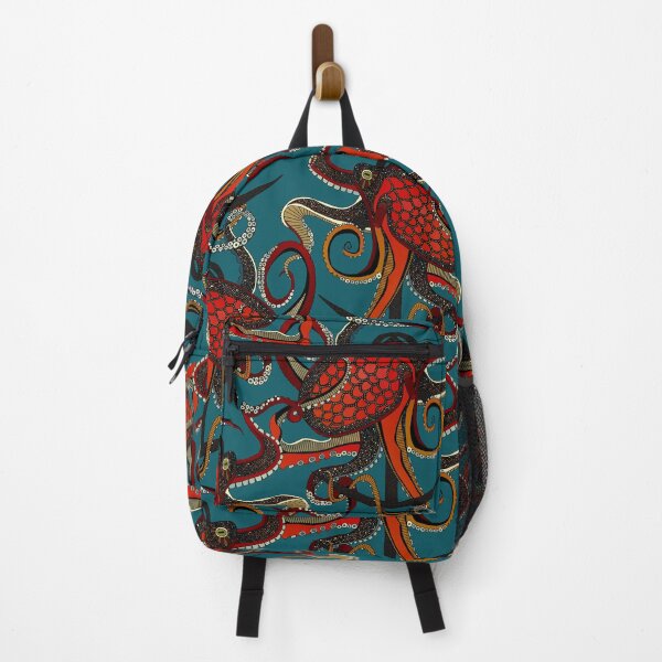 Item preview, octopus ink teal designed and sold by scrummy.