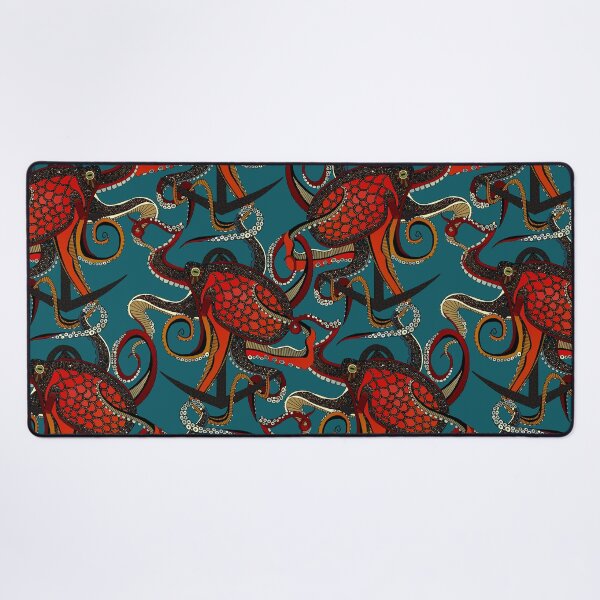Item preview, octopus ink teal designed and sold by scrummy.