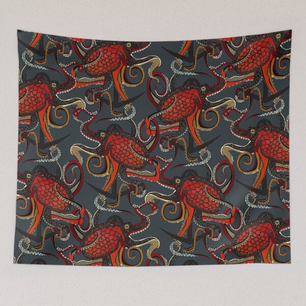 Item preview, octopus ink gunmetal designed and sold by scrummy.