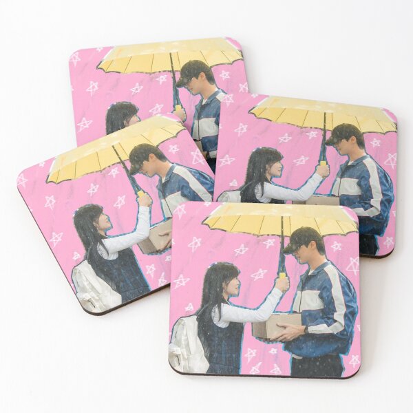 Item preview, Lovely Runner Pink K-Drama Aesthetic Poster | Cute Romance Wall Art designed and sold by KryaArts27.