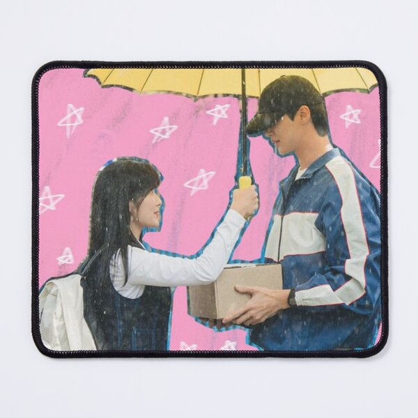 Item preview, Lovely Runner Pink K-Drama Aesthetic Poster | Cute Romance Wall Art designed and sold by KryaArts27.
