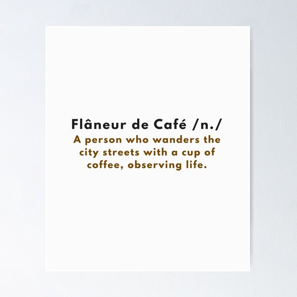 Item preview, Coffee Flaneur: The Art of Wandering & Slow Living designed and sold by Mandarynkashop.