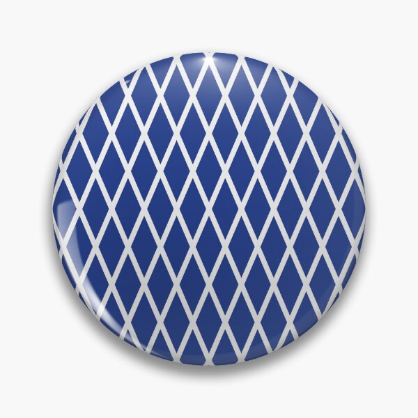 Item preview, Royal Blue And White Lattice Pattern designed and sold by pattern-archive.