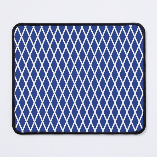 Item preview, Royal Blue And White Lattice Pattern designed and sold by pattern-archive.