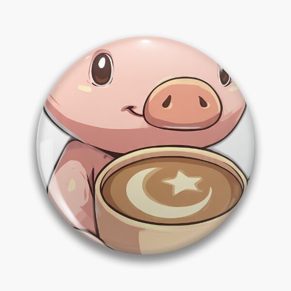 Item preview, Cozy Coffee Piglet designed and sold by pumsquare.