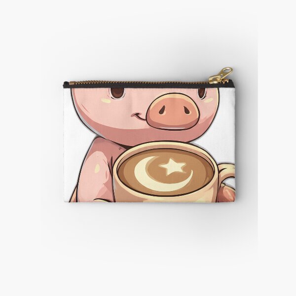 Item preview, Cozy Coffee Piglet designed and sold by pumsquare.
