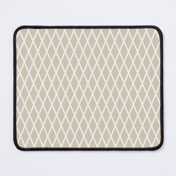 Item preview, Sand And White Lattice Pattern designed and sold by pattern-archive.