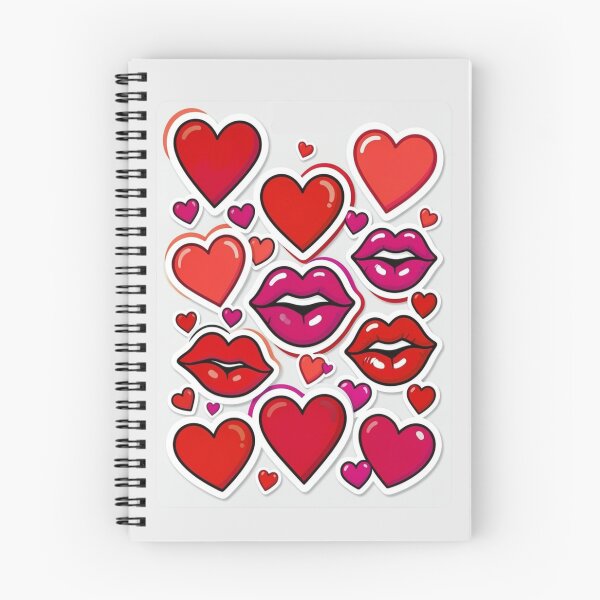 Item preview, Love Hearts & Lips Aesthetic designed and sold by Creativ_Design.