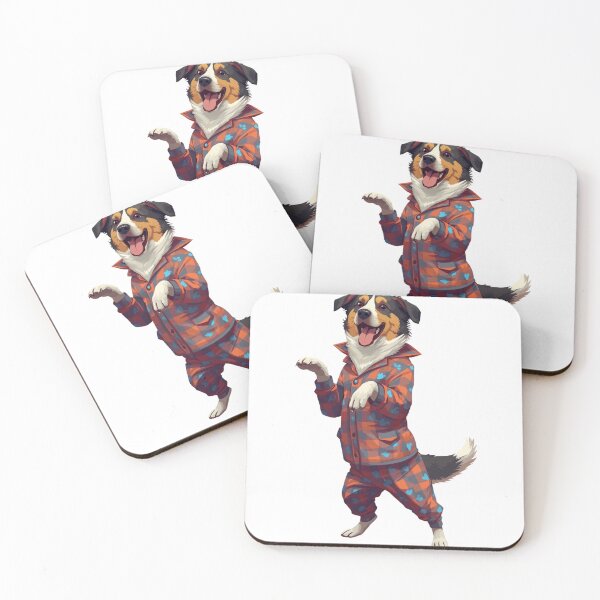 Item preview, Whimsical Morning: The Plaid Pajama Pup designed and sold by KrisGraphic45.