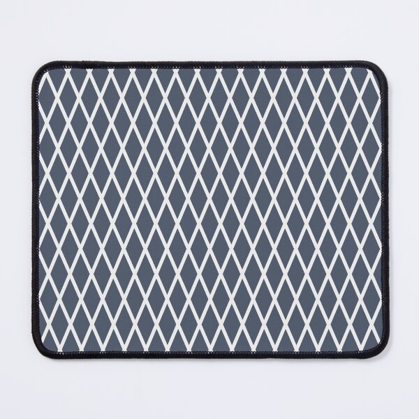 Item preview, Slate And White Lattice Pattern designed and sold by pattern-archive.