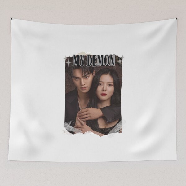 Item preview, My Demon Korean Drama Actress Kdrama Korea Drama Actor Aesthetic Historical Drama Portrait Art Fan art Chinese actor illustration designed and sold by HELL0WBELLO.