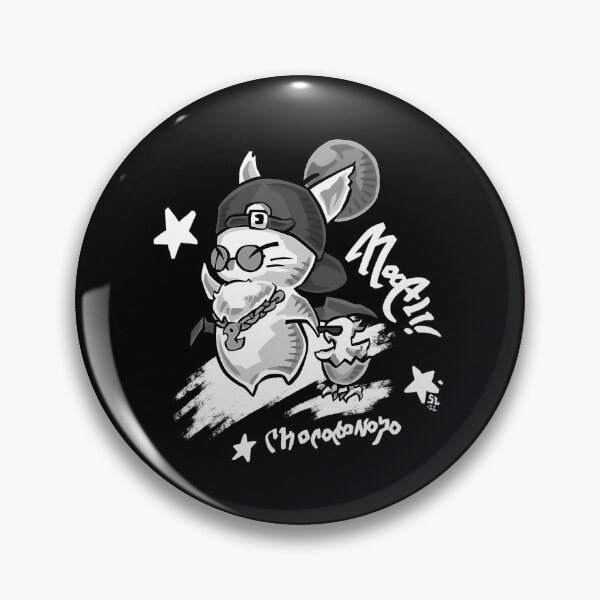 Item preview, Street Attire Moogle Chocobo Chick Based On The In Game Item For Final Fantasy 14 Online In Graffiti Style designed and sold by MinesSticker.