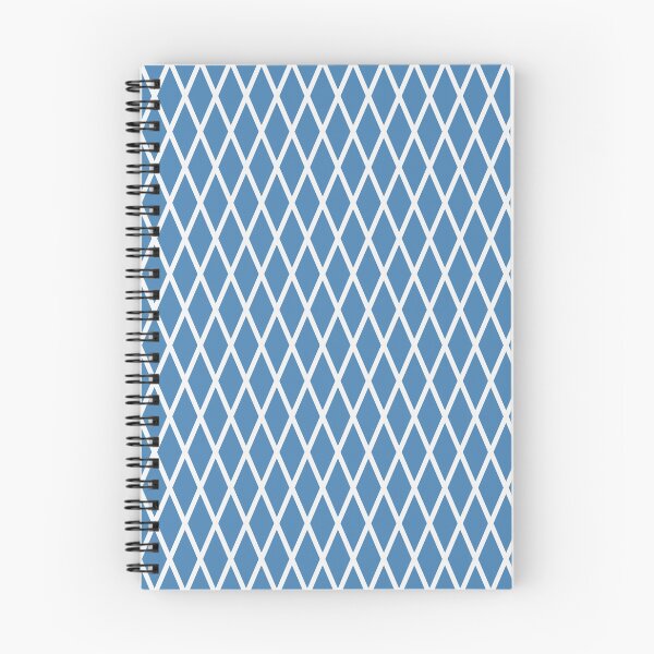 Item preview, Steel Blue And White Lattice Pattern designed and sold by pattern-archive.