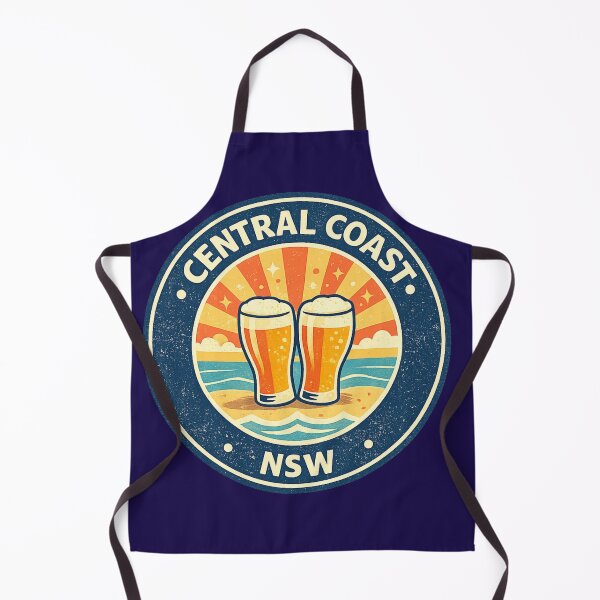 Item preview, Central Coast NSW – Retro Beers | Aussie Beach Art | Coastal Sticker Design |  designed and sold by TheWombatShed.
