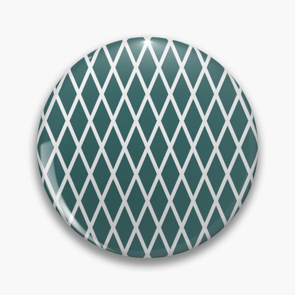 Item preview, Teal And White Lattice Pattern designed and sold by pattern-archive.