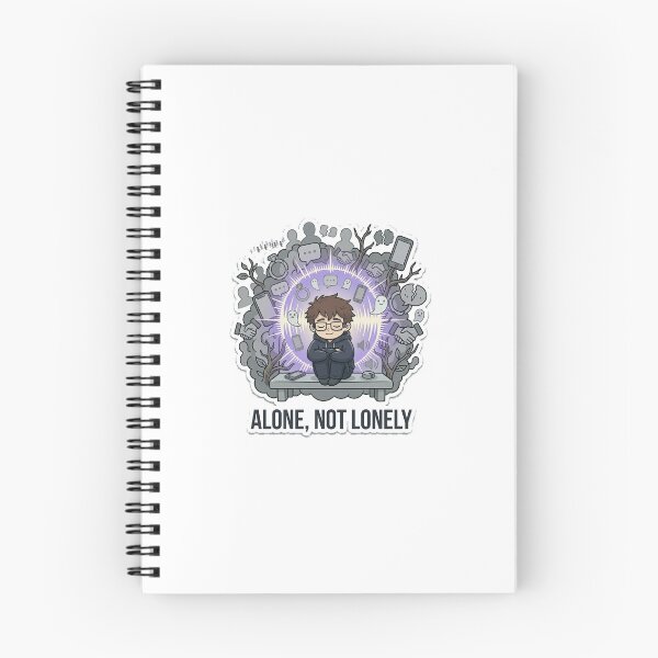 Item preview, Alone Not Lonely designed and sold by IntrovertEngineer11.