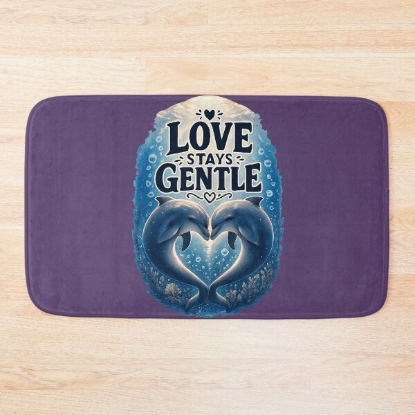 Item preview, Love Stays Gentle, Soft Romantic Relationship Aesthetic Design designed and sold by JagrDesigns.