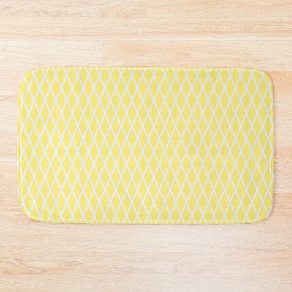 Item preview, Yellow And White Lattice Pattern designed and sold by pattern-archive.