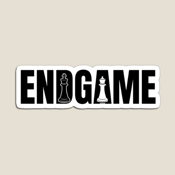 Item preview, Chess Endgame King Queen Typography Design designed and sold by GiggleInkTees.