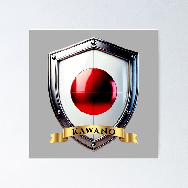 Item preview, Kawano Japanese Heritage Crest Shield designed and sold by Highlandkings.