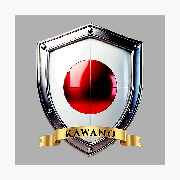 Item preview, Kawano Japanese Heritage Crest Shield designed and sold by Highlandkings.