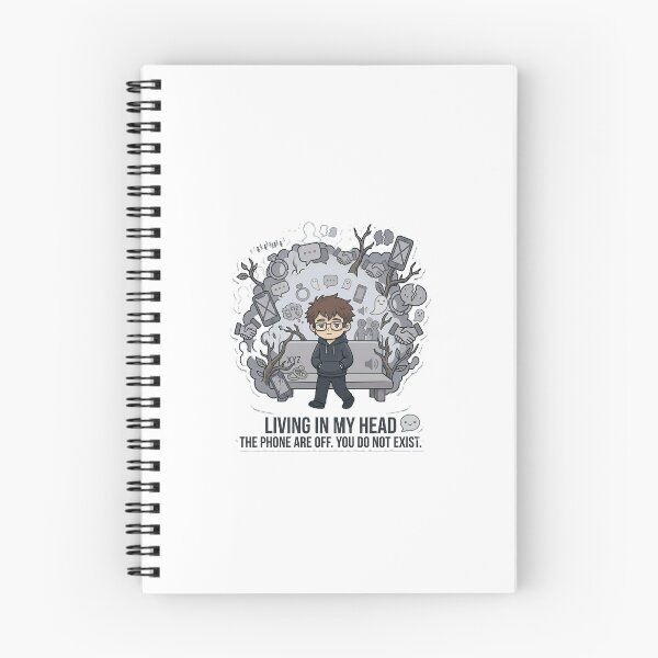 Item preview, Living In My Head The Phones Are Off You Do Not Exist designed and sold by IntrovertEngineer11.